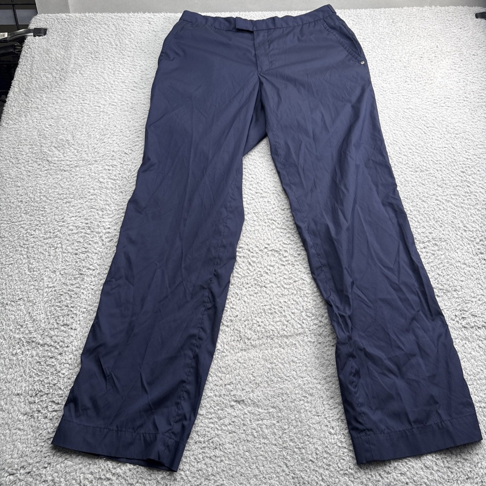RLX Ralph Lauren Golf Pants 32x30 Blue Flat Stretch Performance Rain pants